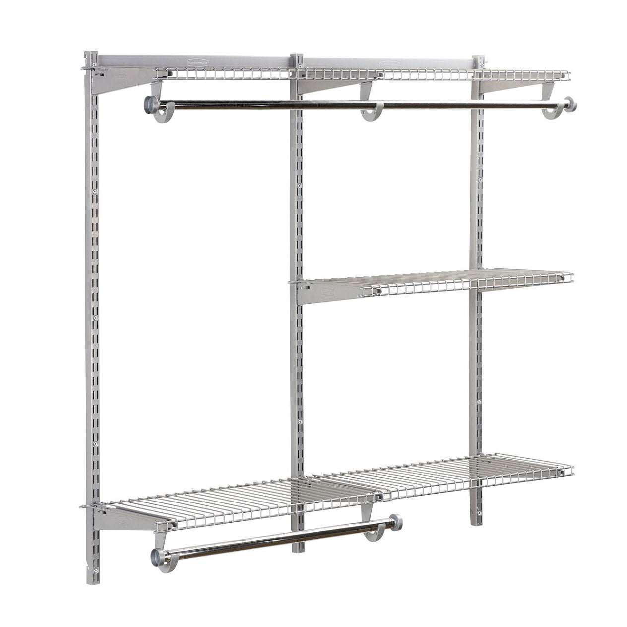 Configurations 4' to 8' Expandable Closet Kit, Titanium