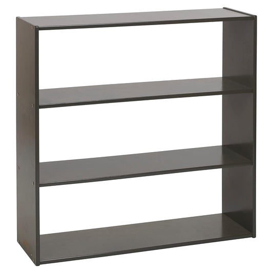Streamline 3-Shelf Storage Cabinet, 36In, Double-Sided, Grey Wash