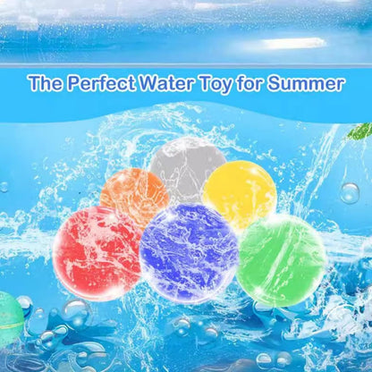 Reusable Water Balloons, Summer Toy Water Toy for Boys and Girls, Pool Beach Toys for Kids Ages 3-12, Outdoor Activities Water Toys Self Sealing Water Splash Ball for Fun (13Pack)