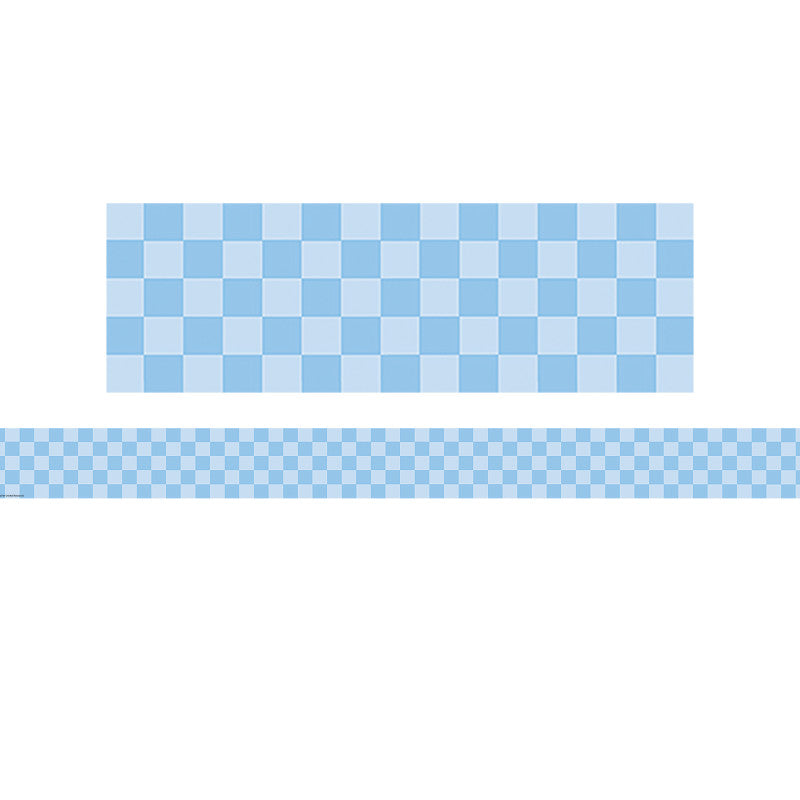 Checkers Scalloped Border Trim, 35 Feet