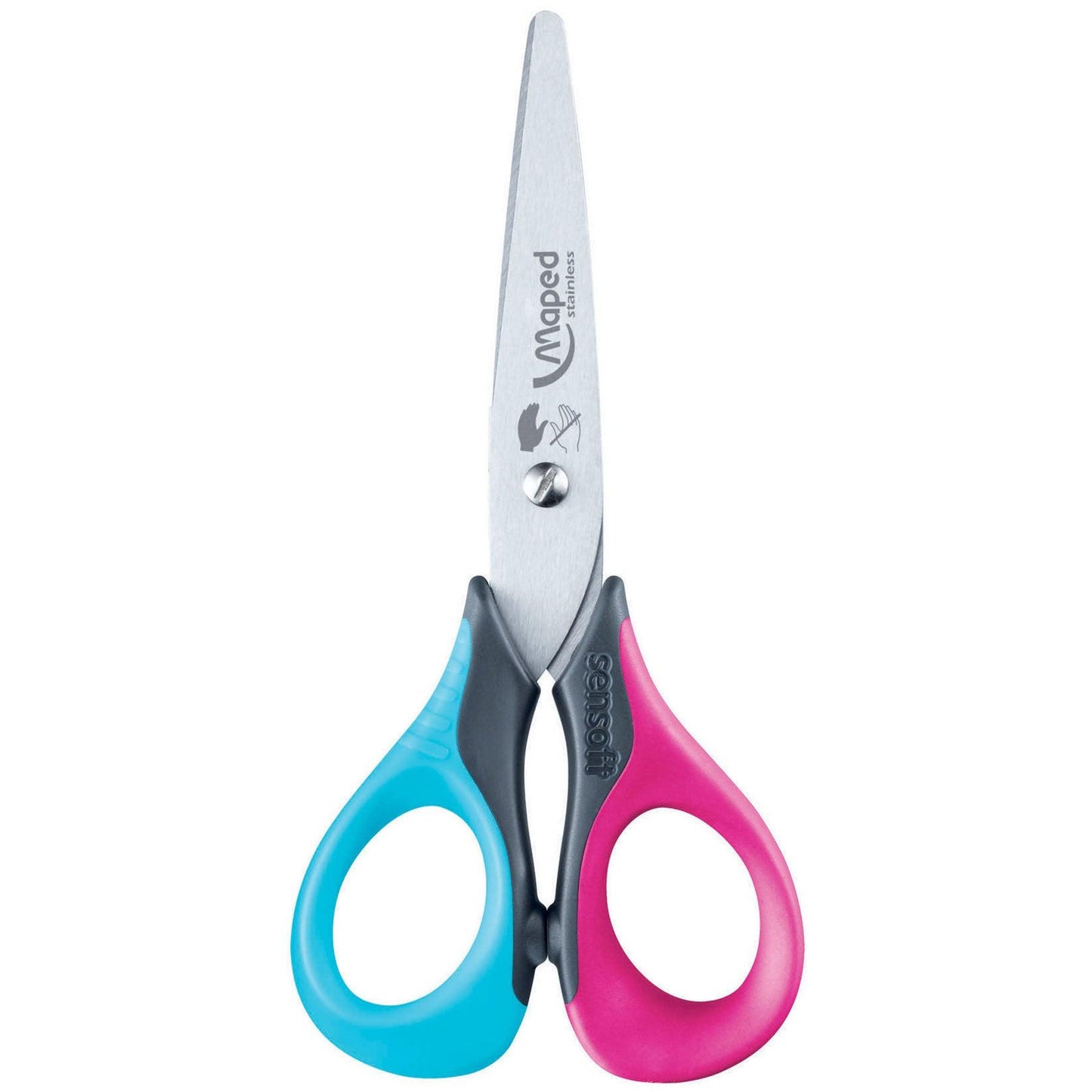 5" Sensoft Scissors with Flexible Handles - Lefty, Pack of 12 - Loomini