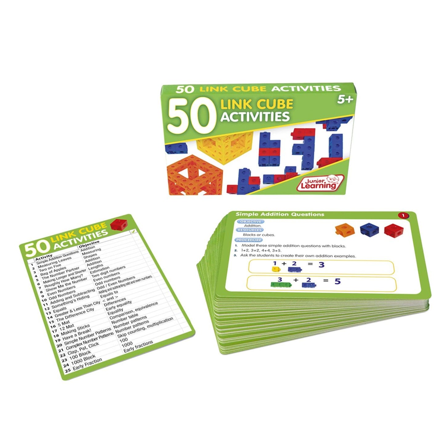 50 Link Cube Activities - Loomini