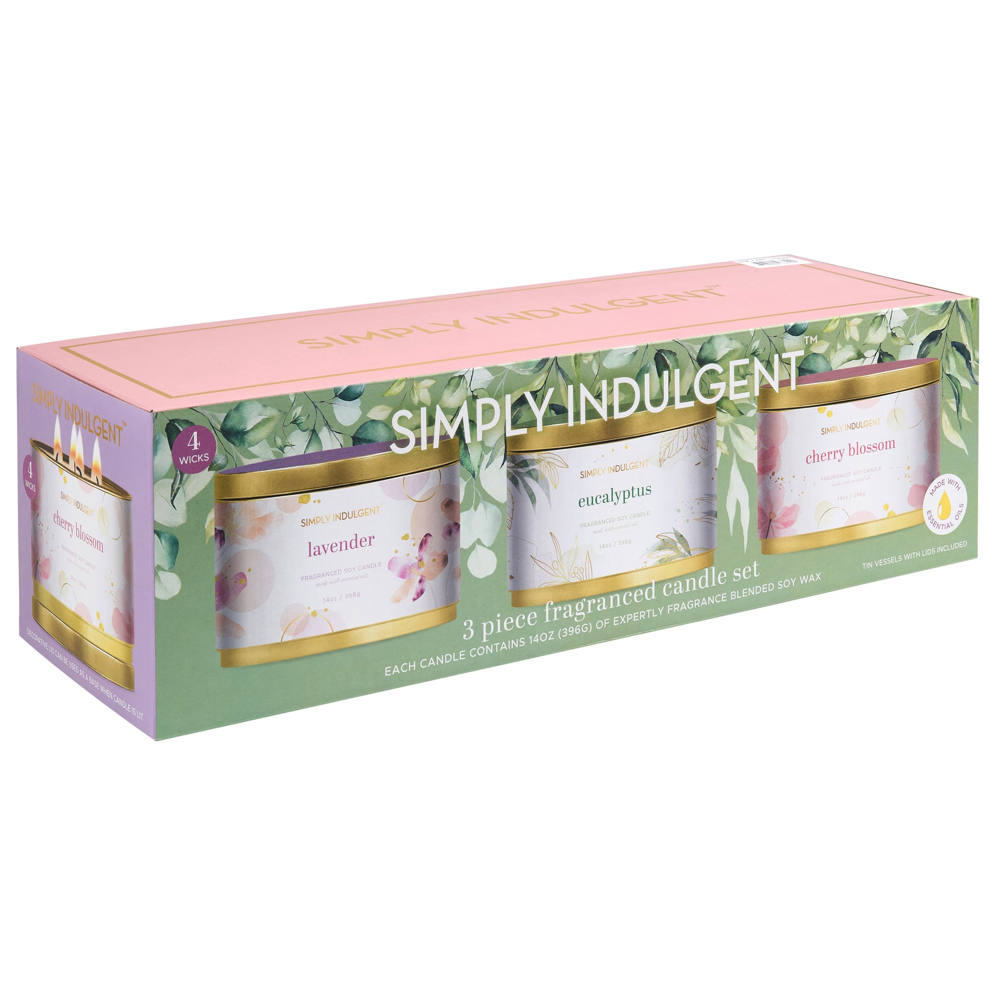 Simply Indulgent Candle, 3-Pack