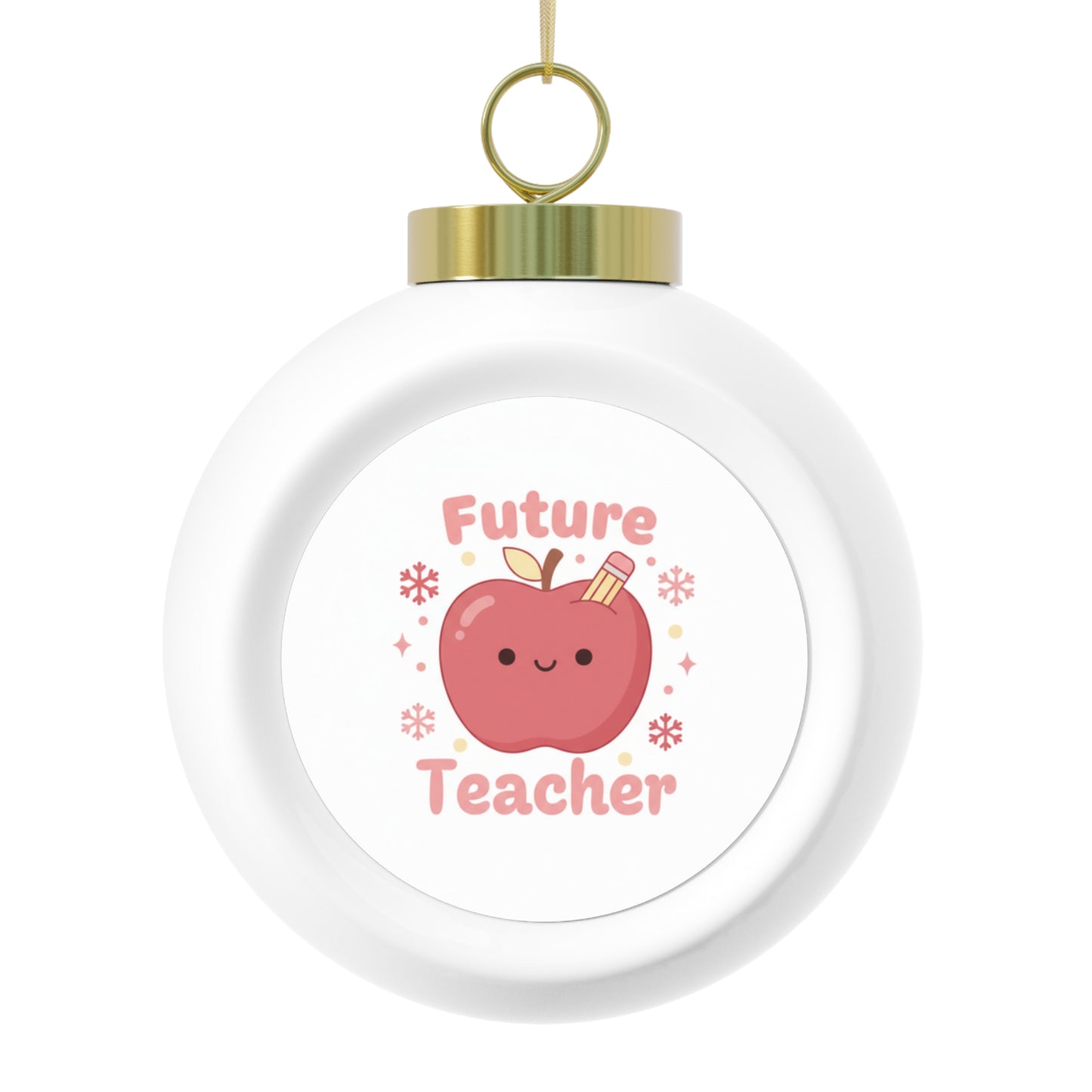 Ceramic Christmas Ornament - Future Teacher