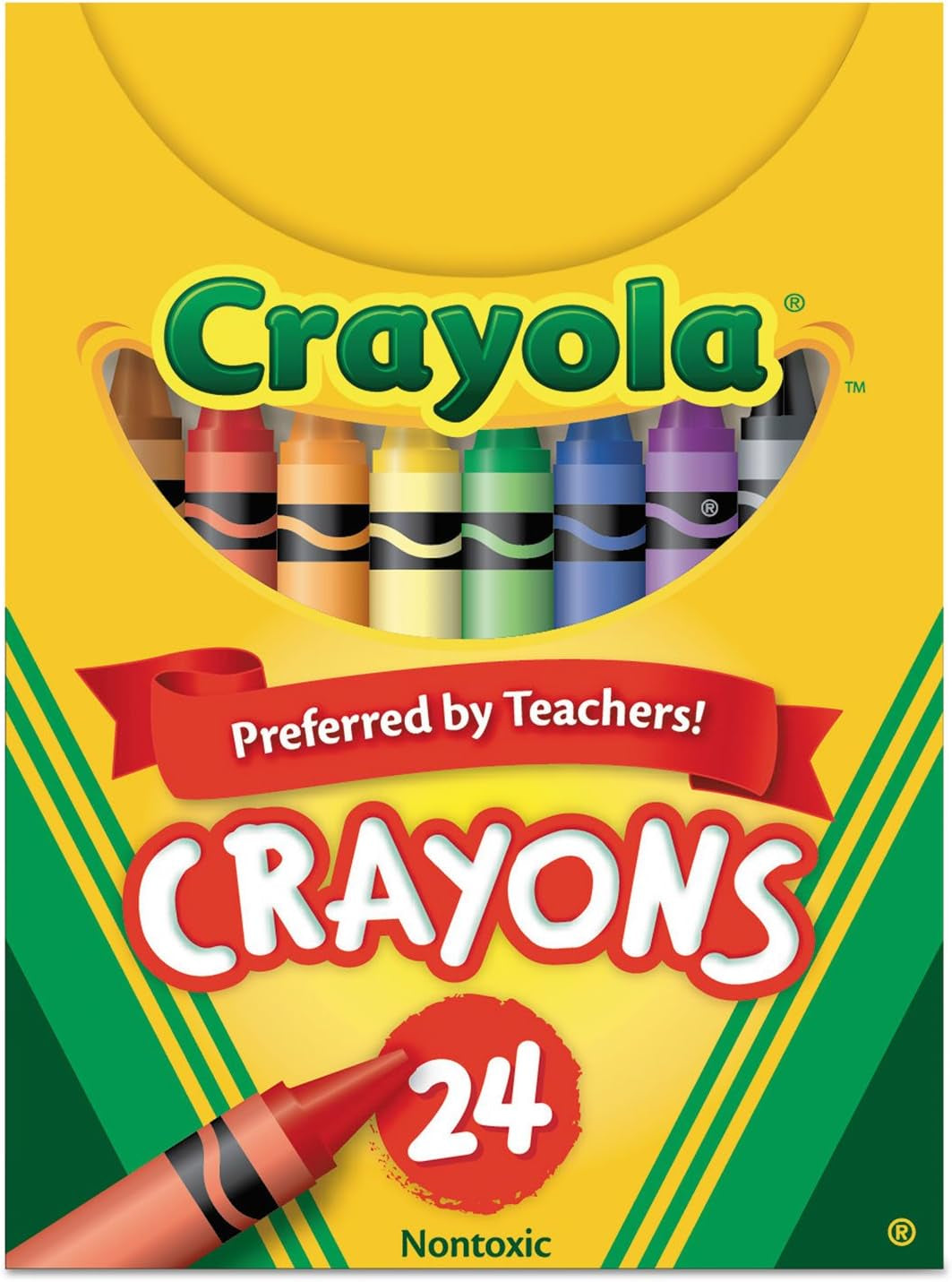 Classic Color Pack Crayons, 24 Count, (Pack of 4)