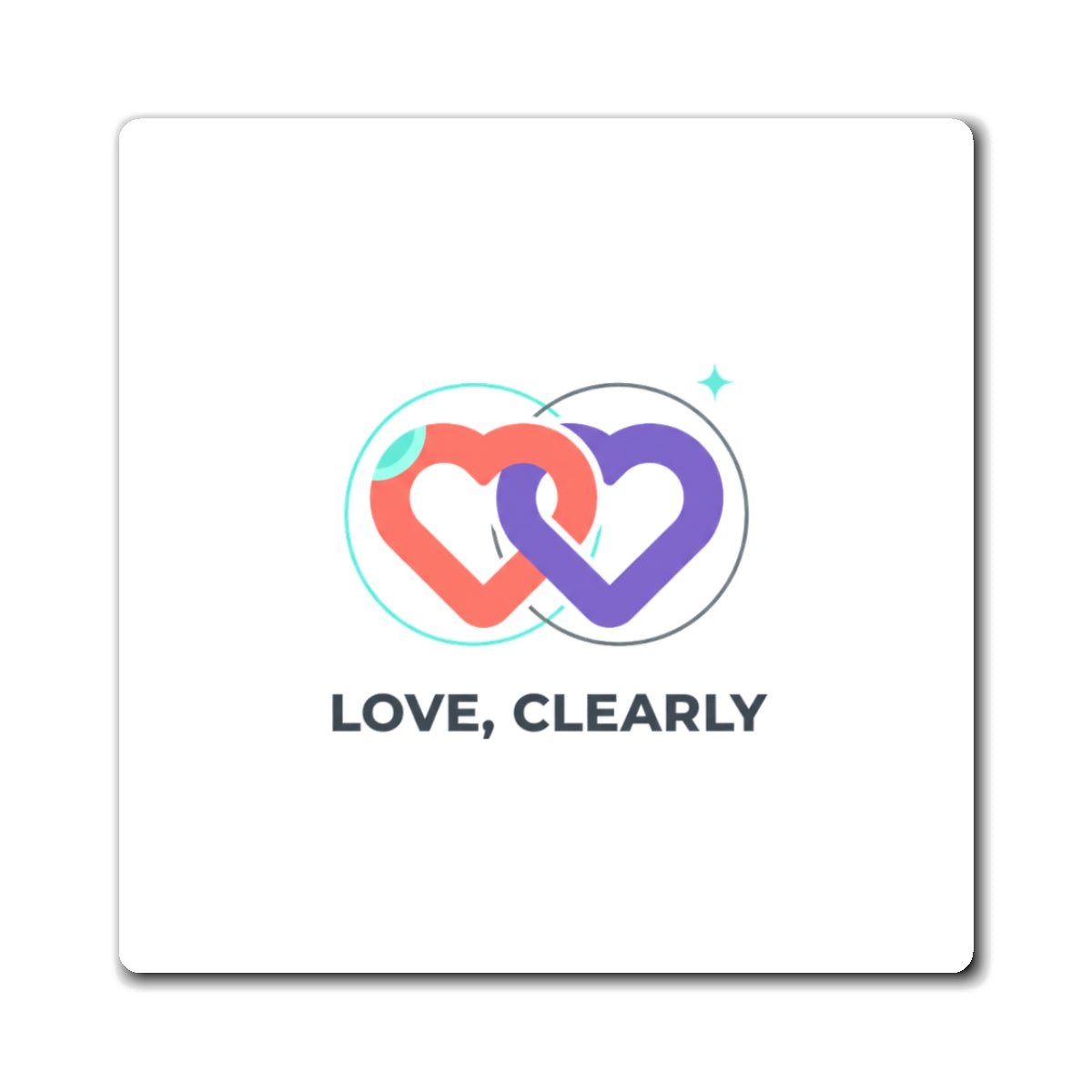 Mature Romance Quote Magnet | Sublimation Fridge Magnet Decor | Valentine & Galentine Gift for Couples & Friends | Modern Aesthetic