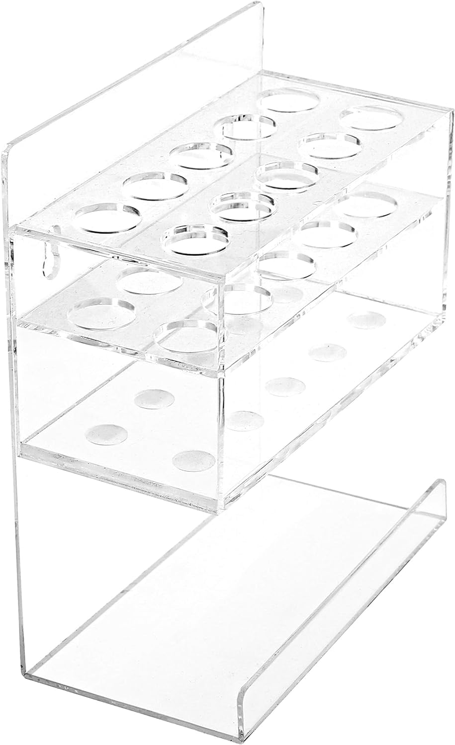 Wall Mounted Dry Erase Marker Holder and Whiteboard Accessories Stand with 10 Marker Slots and Eraser Holder, Rose Gold