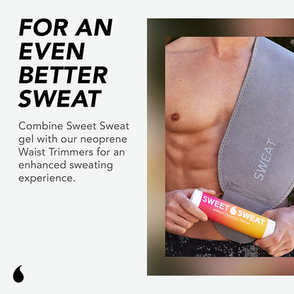 Sweet Sweat Workout Enhancer Roll-On Gel Stick - Makes You Sweat Harder and Faster, Use with Sweet Sweat Waist Trimmer