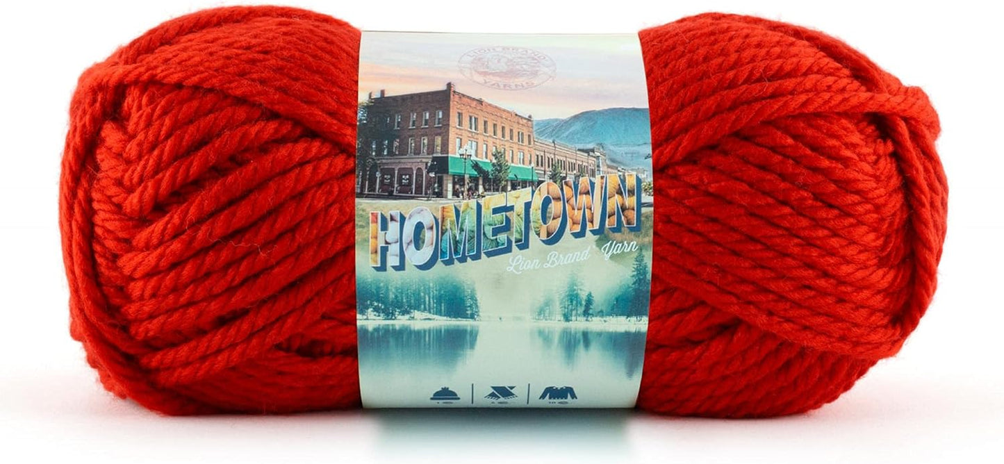 Hometown Yarn, Bulky Yarn, Yarn for Knitting and Crocheting, 1-Pack, Houston Cream