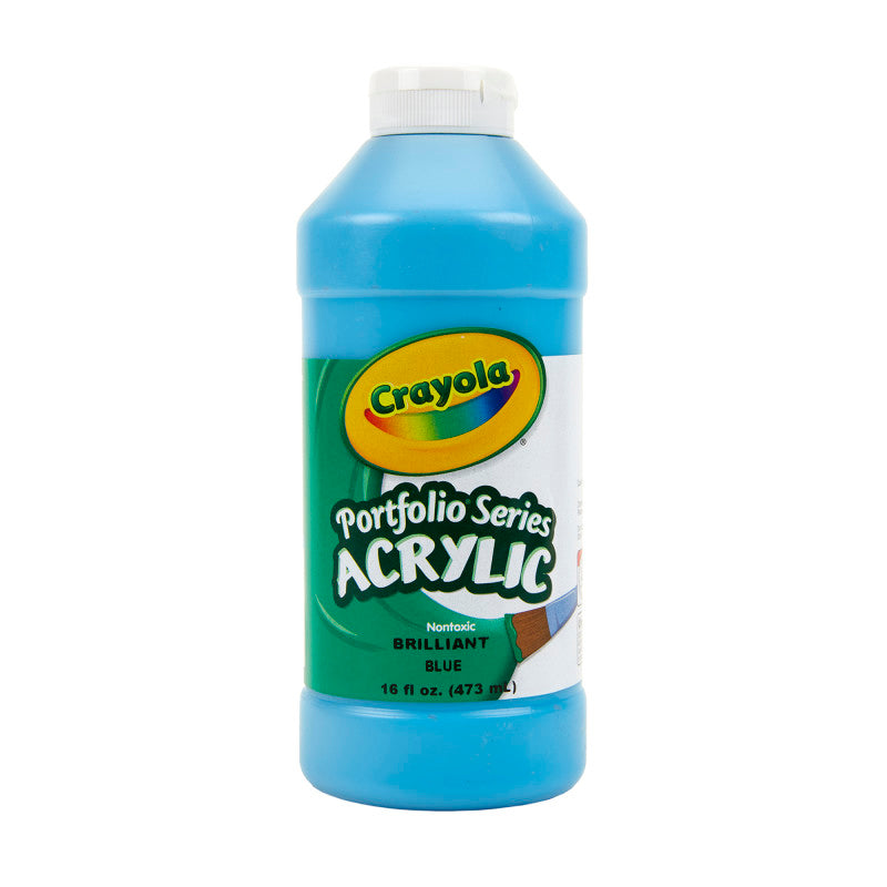 Portfolio Series Acrylic Paint, 16 oz., Brilliant Blue