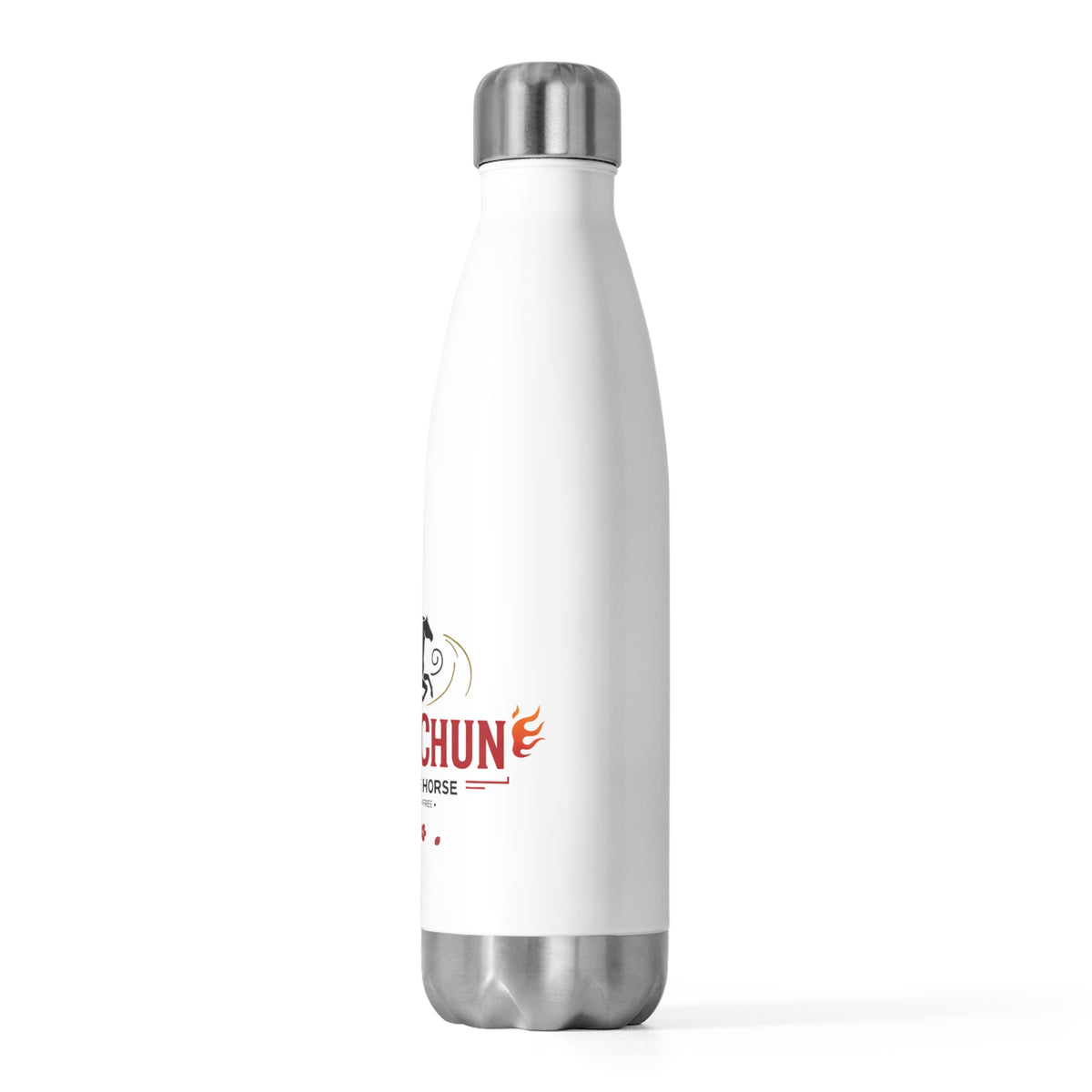 Lucky Chun Horse | 20oz Insulated Stainless Steel Tumbler | Lunar New Year 2026 Gift for Family & Friends | Red Gold Festive