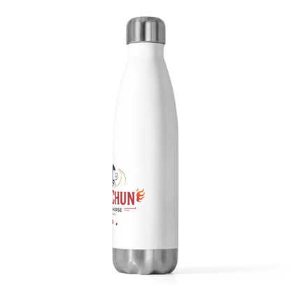 Lucky Chun Horse | 20oz Insulated Stainless Steel Tumbler | Lunar New Year 2026 Gift for Family & Friends | Red Gold Festive