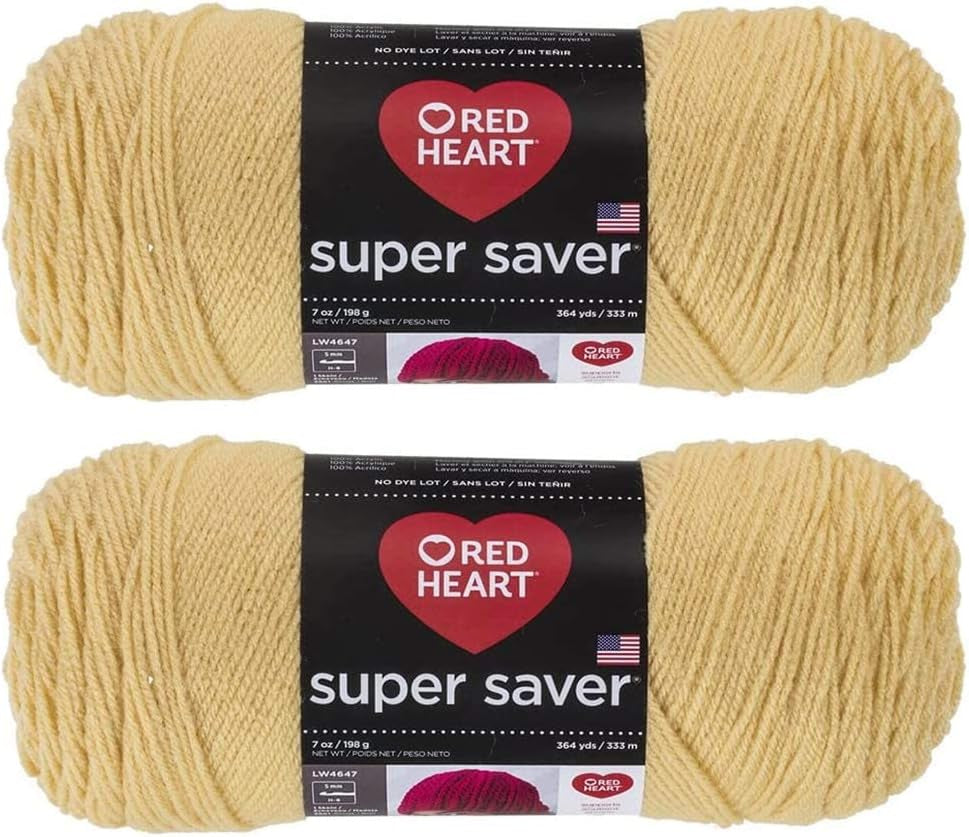 Bulk Buy:  Super Saver (2-Pack) (Cherry Red, 7 Oz Each Skein)