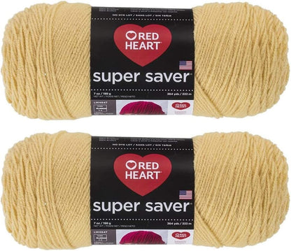 Bulk Buy:  Super Saver (2-Pack) (Cherry Red, 7 Oz Each Skein)