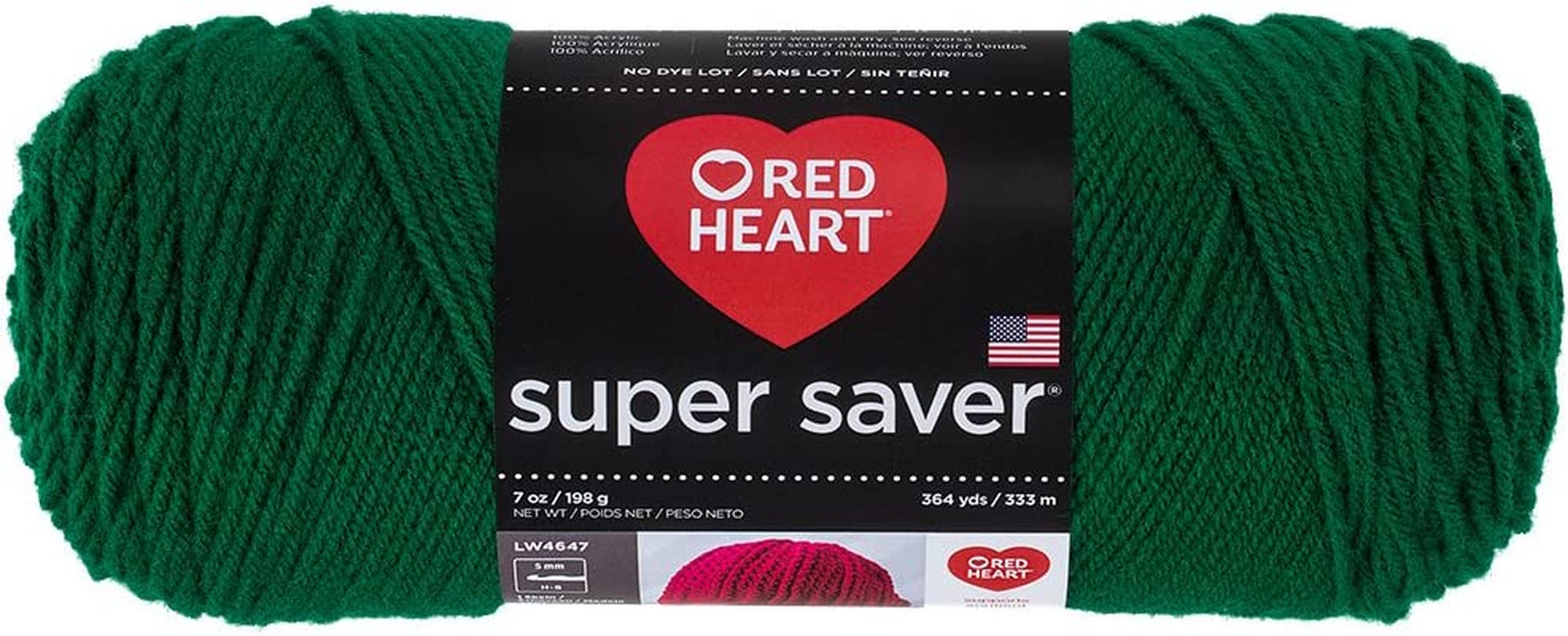 Super Saver White Yarn - 3 Pack of 198G/7Oz - Acrylic - 4 Medium (Worsted) - 364 Yards - Knitting/Crochet