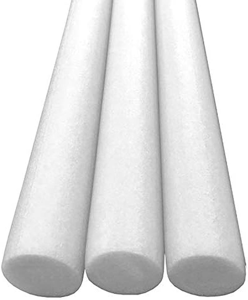 Solid Deluxe Foam Pool Swim Noodles 3 Pack 55 Inch Length