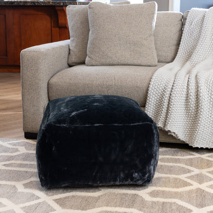 Bristol Faux Fur Pouf