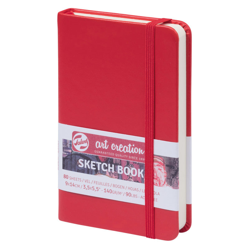 Sketchbook, 80 Sheets, 90lbs, Red Cover, 3.5" x 5.5"