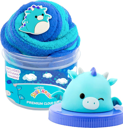 Original Tatiana the Dragon Premium Scented Slime, 8 Oz. Smooth Slime, Blue Raspberry Scented, 3 Fun Slime Add Ins, Pre-Made Slime for Kids, Great 6 Year Old Toys, Super Soft Sludge Toy