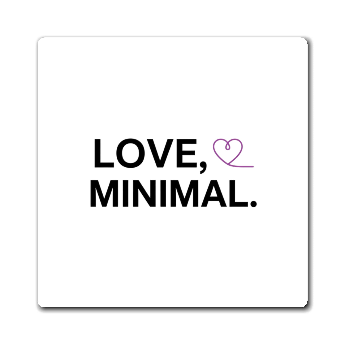 Minimal Love Heart Line Art | Minimalist Valentine Magnets Set | Galentine’s & Couple Gift | Modern Clean Aesthetic
