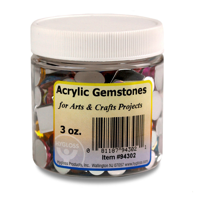 Multicolor Acrylic Gemstones, 3 oz.
