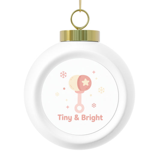 Christmas Ball Ornament - Tiny & Bright