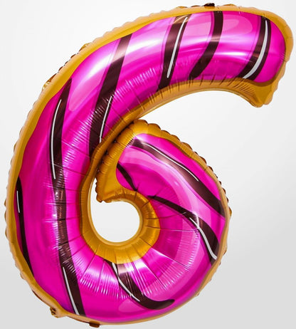 Donut Balloon Numbers   A Must Have for Every Girl's or Boys Birthday Party