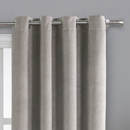 Total Blackout Velvet Window Curtain, 2-Pack