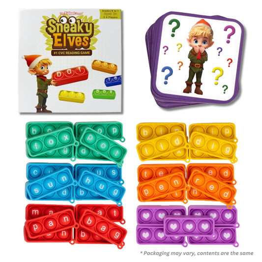 Sneaky Elves CVC Reading Game