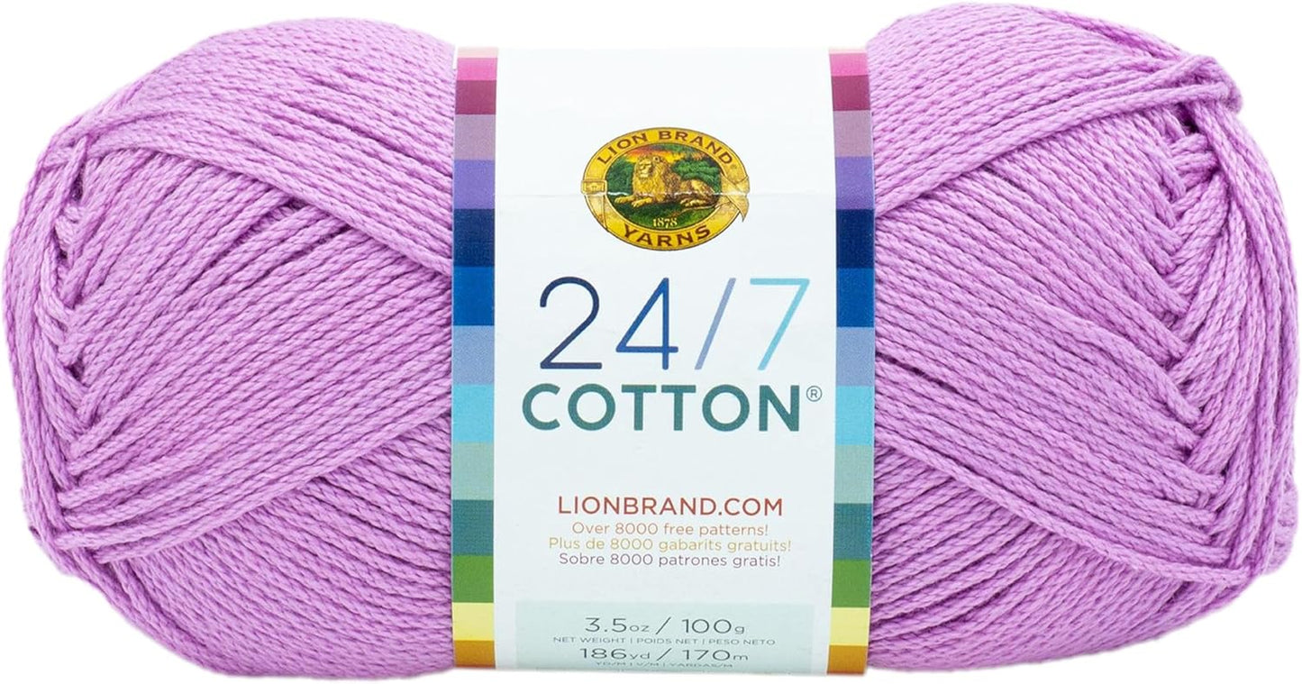 (1 Skein) 24/7 Cotton® Yarn, White