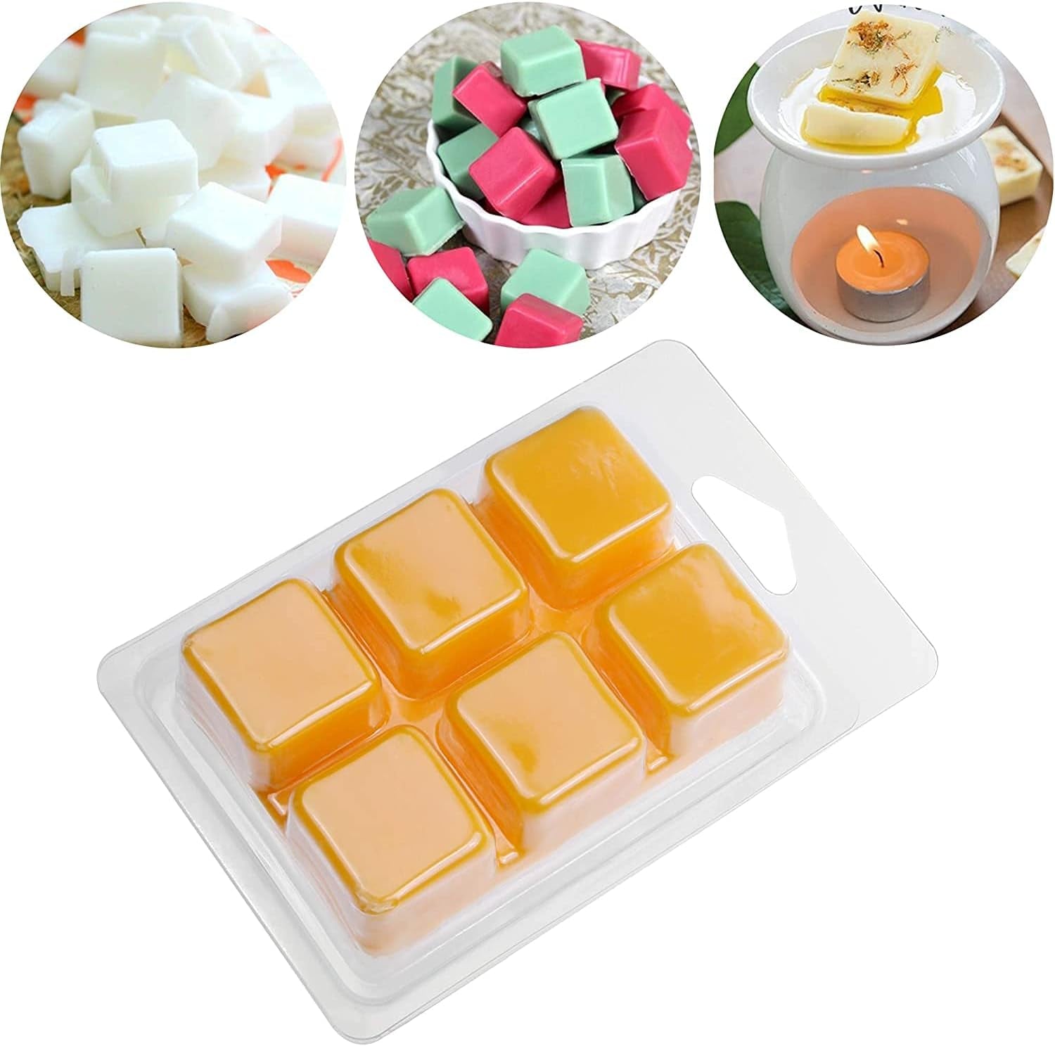 Wax Melt Molds 100 Pack Wax Molds Clear Plastic Wax Melt Clamshells