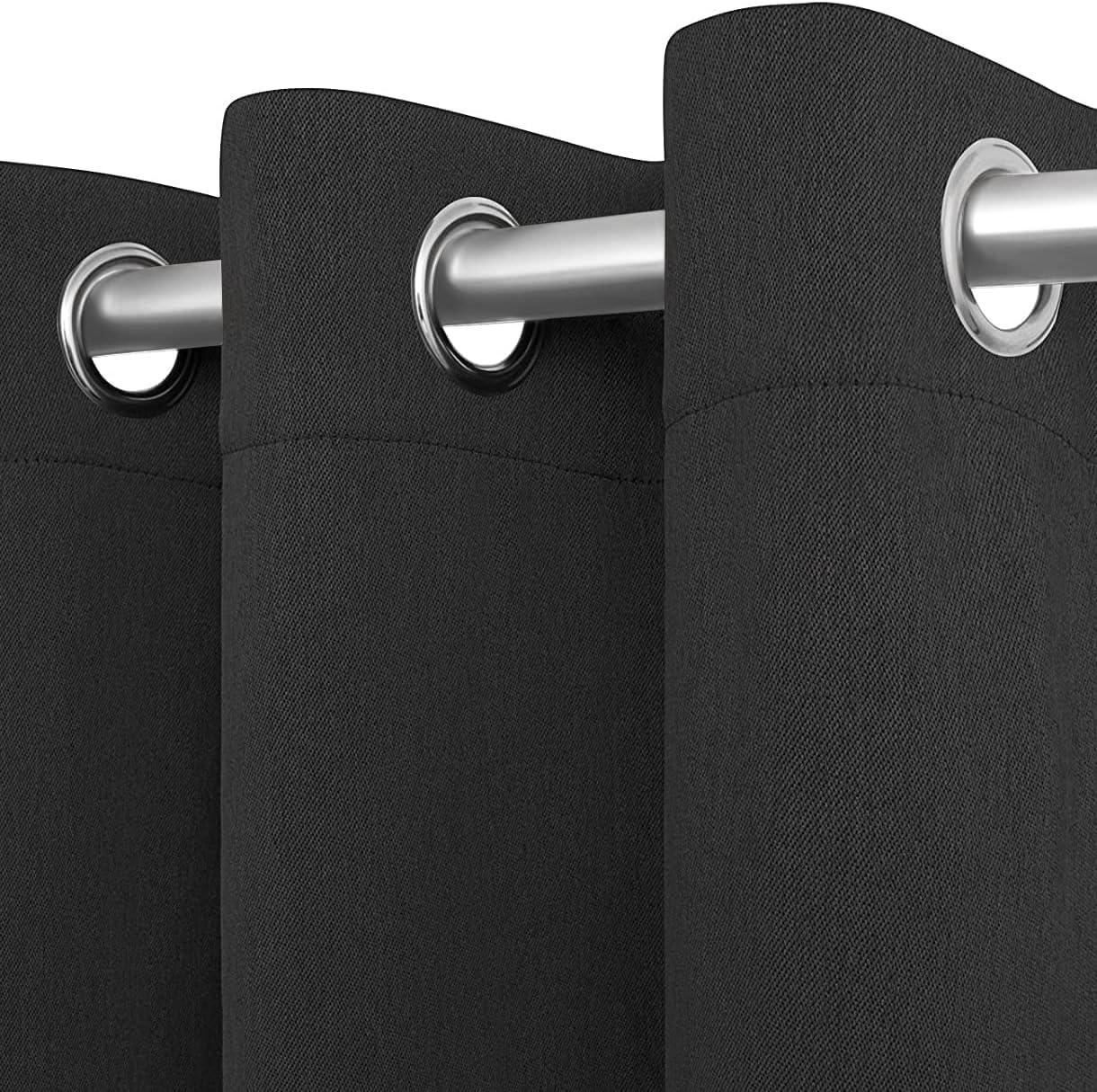 Blackout Curtains for Bedroom Pack of 2 Window Hanging Panels 84 inch Long