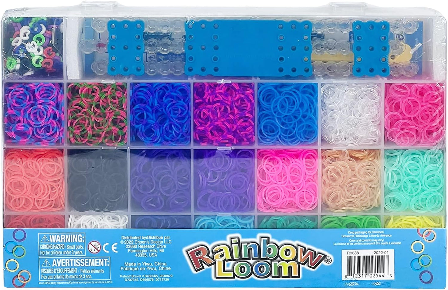 ® MEGA Combo Set, Features 7000+ Colorful Rubber Bands, 2 Step-By-Step Bracelet Instructions, Organizer Case, Great Gift for Kids 7+ to Promote Fine Motor Skills (Packaging May Vary)