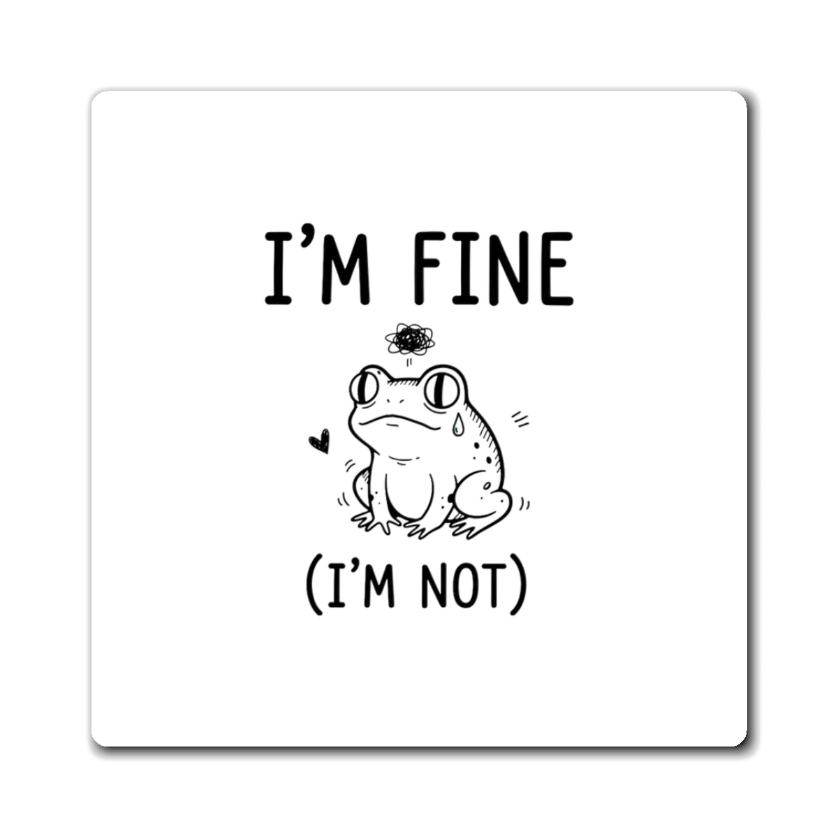Magnets, Anxious Frog, Family Gift, Collector Item