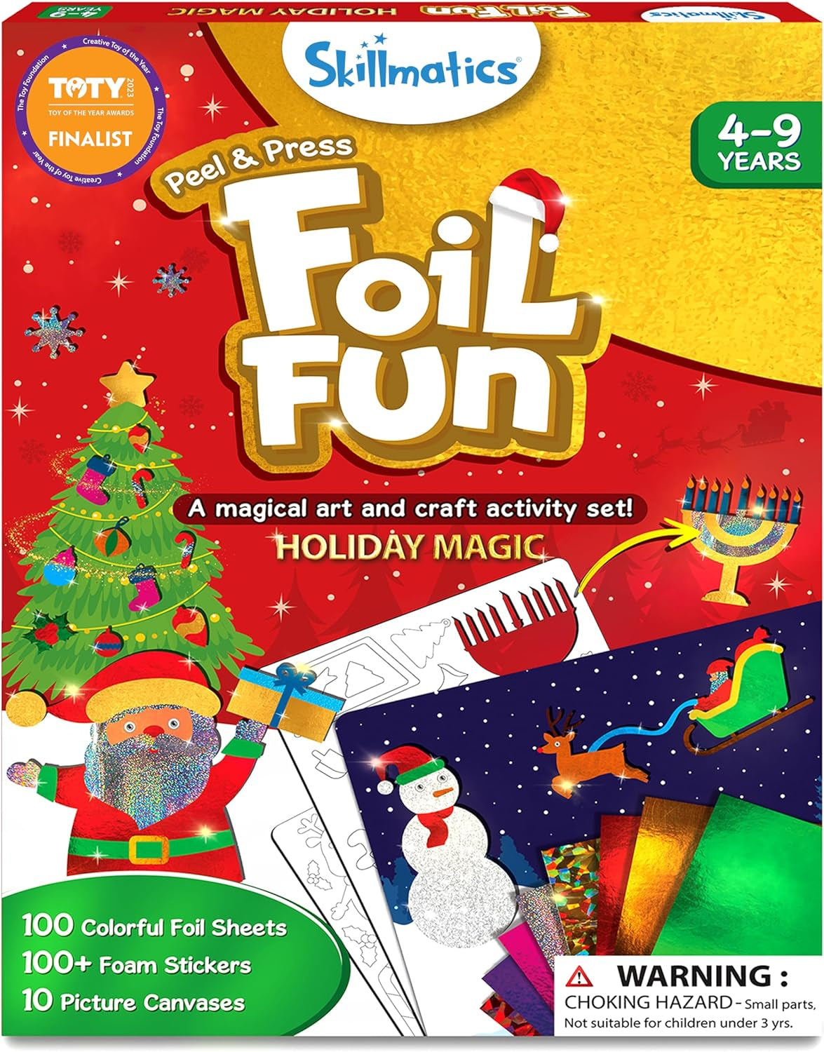 Art & Craft Activity - Foil Fun Unicorns & Princesses, No Mess Art for Kids, Craft Kits & Supplies, DIY Creative Activity, Gifts for Girls & Boys Ages 4, 5, 6, 7, 8, 9, Travel Toys