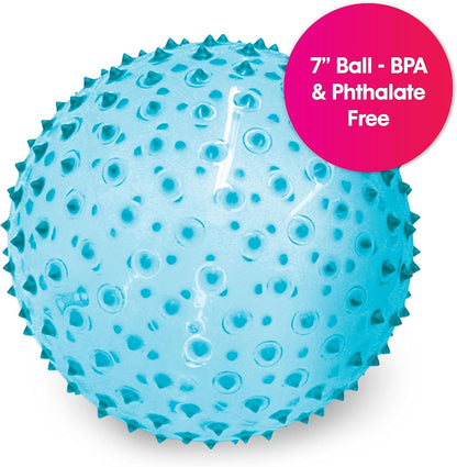 the Original Sensory Ball for Baby - 7" Baby Ball That Helps Enhance Gross Motor Skills for Kids Aged 6 Months & up - Vibrant, Colorful and Unique Toddler Ball