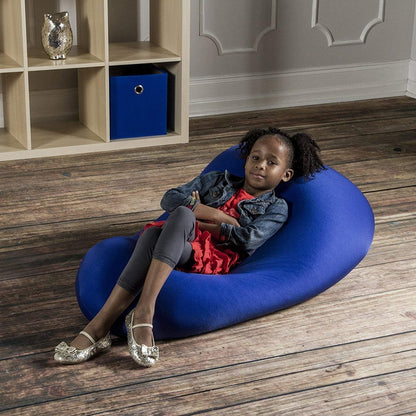 Nimbus Spandex Bean Bag Chair Furniture for Kids Rooms, Playrooms, and More, Small, Royal Blue