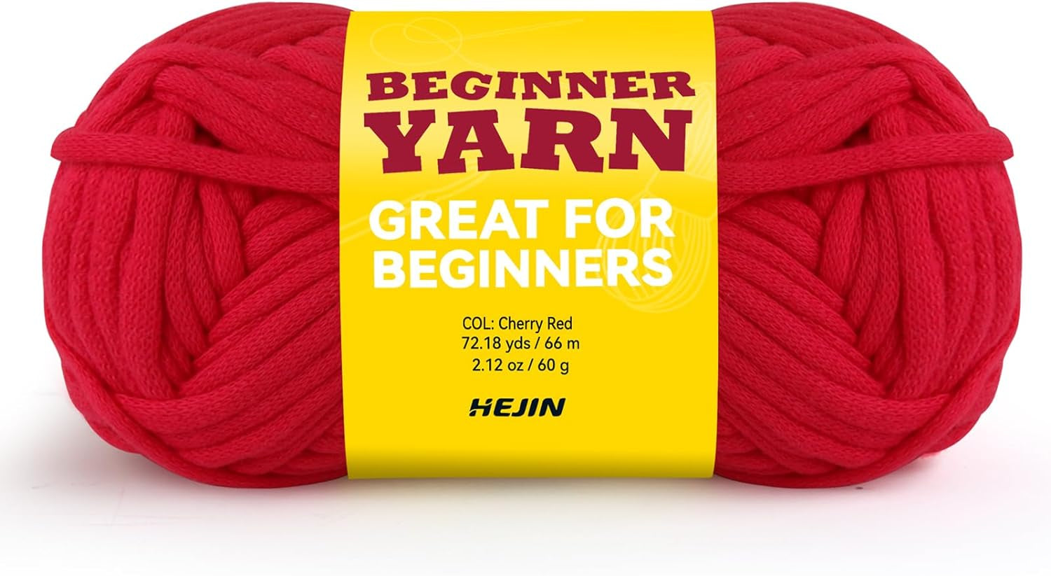 60G Black Yarn for Crocheting and Knitting;66M (72Yds) Cotton Yarn for Beginners with Easy-To-See Stitches;Worsted-Weight Medium #4;Cotton-Nylon Blend Yarn for Beginners Crochet Kit Making