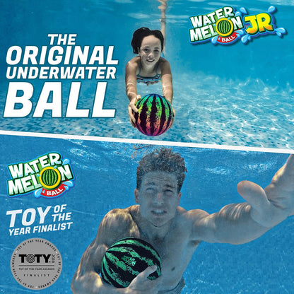 Pool Toys for Adults and Family - 2 Pack of 6 1/2" & 9" Kids, Teens, Everyone Swimming Games, Water Football, Tag, Diving Beach Play Fun Accessories