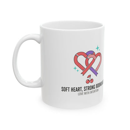 Mature Romance Quote | 11oz Ceramic Coffee Mug for Couples | Valentine, Anniversary & Galentine’s Gift | Modern Minimal