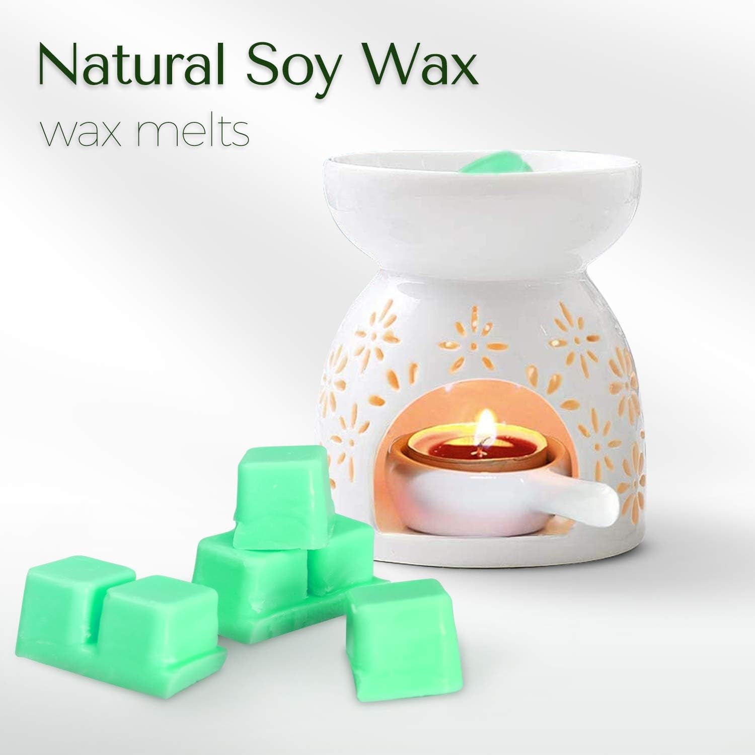 Wax Melts, Wax Cubes, Soy Wax Cubes for Wax Warmer, Ocean Breeze, Fresh Linen, Bohemia Forest, Winds in Summer, 4 X 2.5 Oz