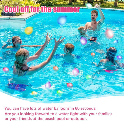 Water Balloons Quick Fill Self Sealing Instant Balloons Easy Balloons Splash for Kids Girls Boys Water Balloons Set Party Games 666 Balloons for Outdoor Summer Funs