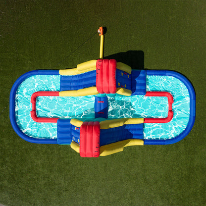 Racetrack Inflatable Water Slide
