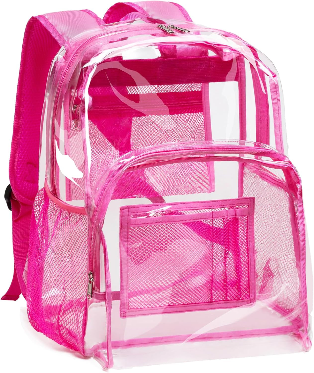 Clear Backpack Heavy Duty - PVC Transparent Backpack Large Clear Book Bag for College Work