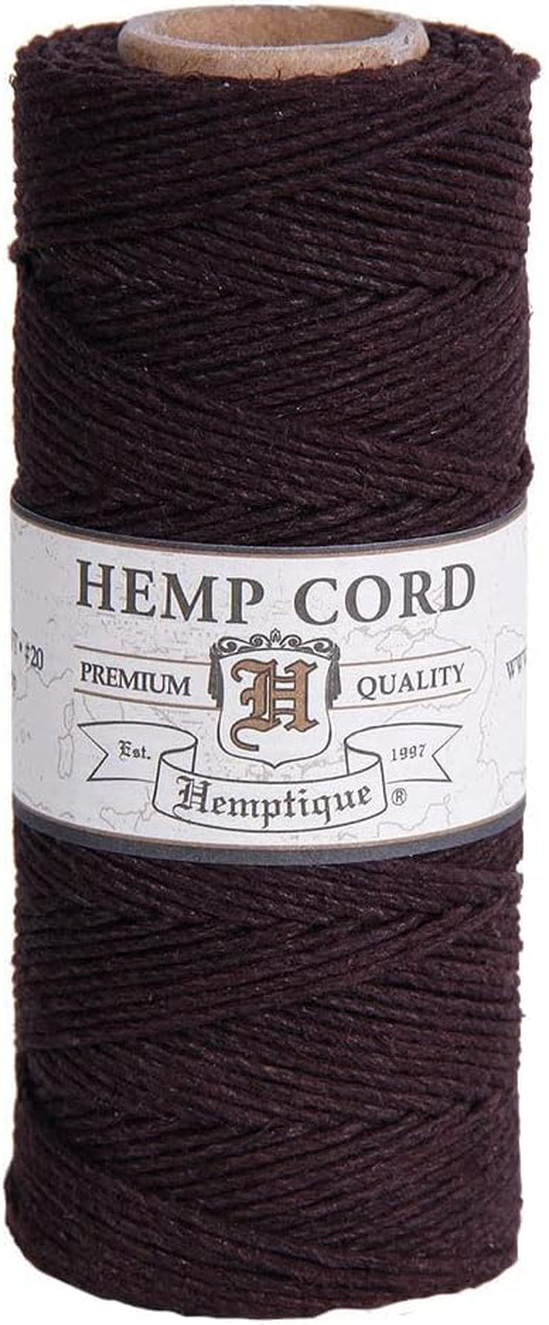 100% Hemp Cord Spool - 62.5 Meter Hemp String - Made with Love - No. 20 ~ 1Mm Cord Thread for Jewelry Making, Macrame, Scrapbooking, DIY, & More - White