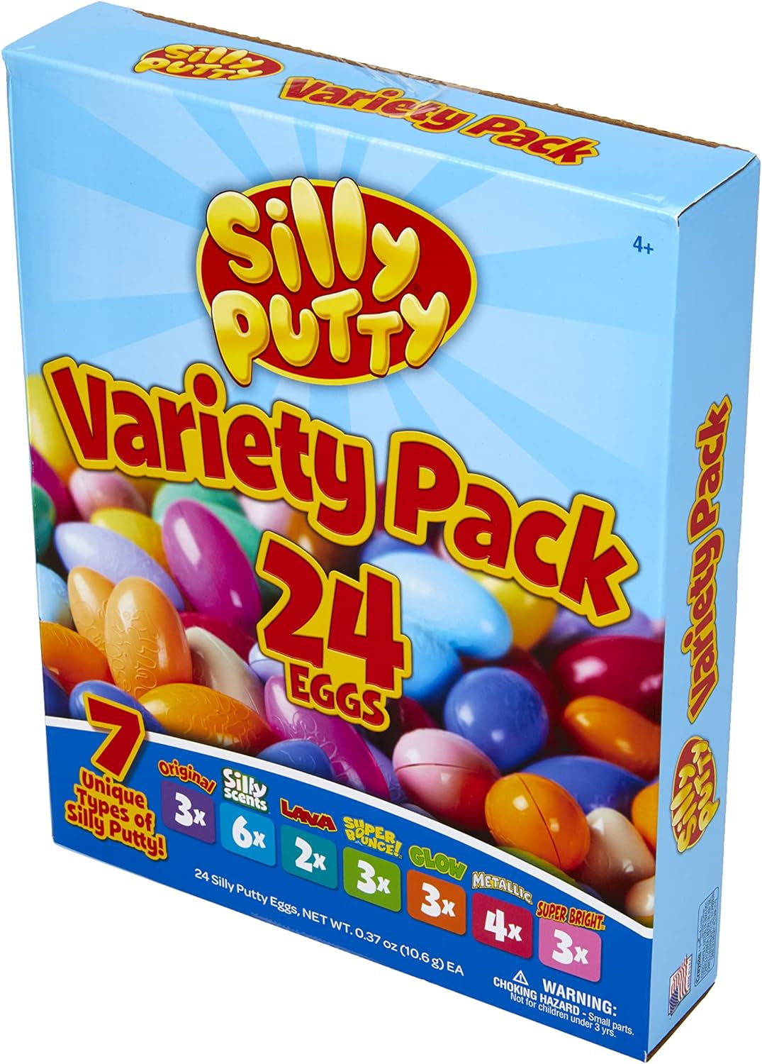 Silly Putty Bulk Variety Pack, Sensory Putty, Fidget Toys for Kids, Gifts, 24 Eggs [Amazon Exclusive]