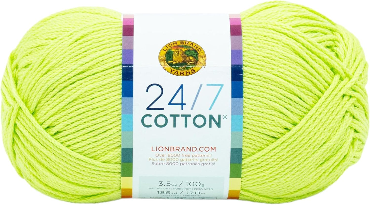 (1 Skein) 24/7 Cotton® Yarn, White