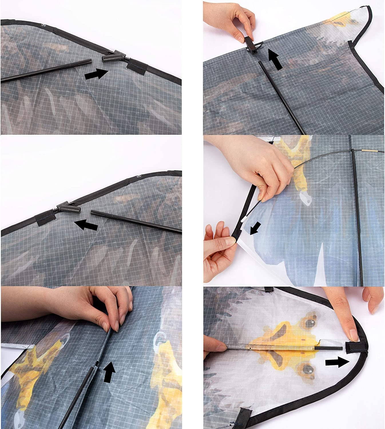 Eagle Kite for Kids and Adults Large Kites Easy to Fly Beginners Single Line String for Beach Trip Park Outdoor Activities