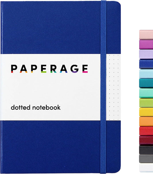 Dotted Journal Notebook, (Royal Blue), 160 Pages, Medium 5.7 Inches X 8 Inches - 100 Gsm Thick Paper, Hardcover
