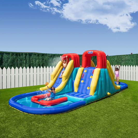 Racetrack Inflatable Water Slide